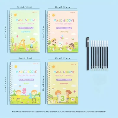 Reusable Magic Writing Book Set