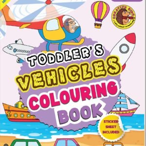 Tobbler's Vehicles Colouring Book - Sticker Sheet Included